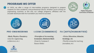 Programs at FAPSS Education