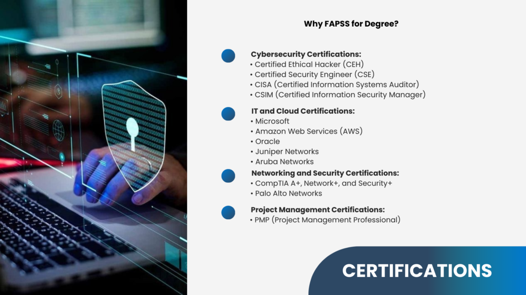 Professional Certifications at FAPSS Education